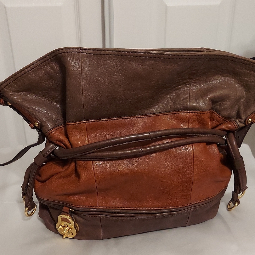 Steve Madden Brown and Tan Hobo Bag